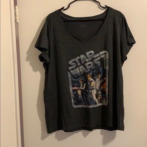 Charcoal grey Star Wars tee